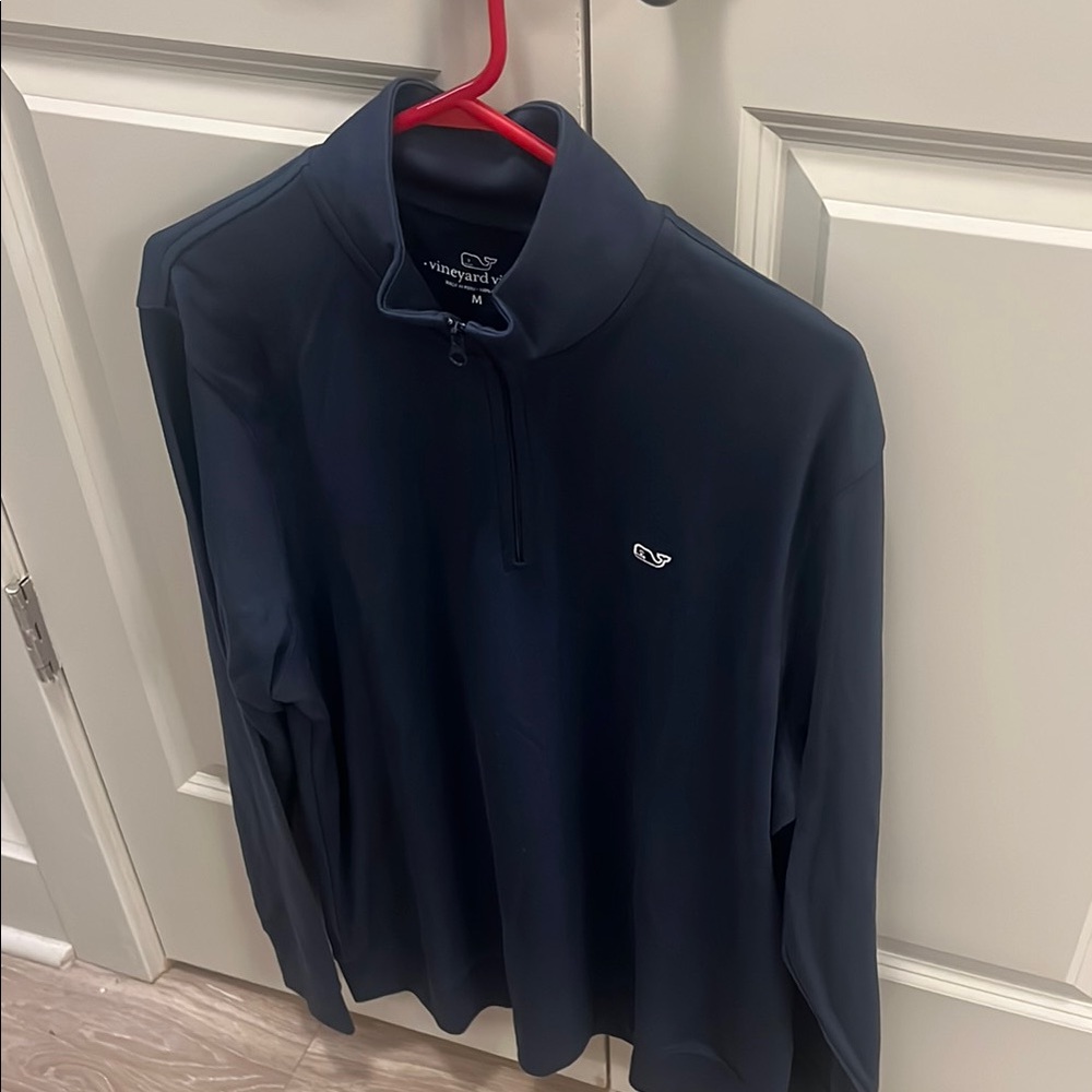 Vineyard Vines Navy Quarter-Zip Pullover